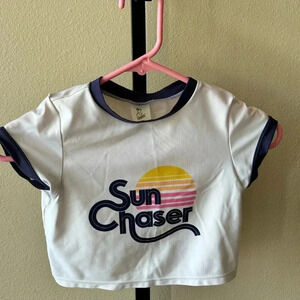 Art Class Girls Sun Chaser Swim Crop Top | Size 7/8